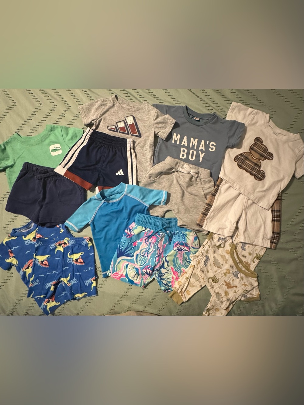 Boys Toddler Clothing Bundle- size 12 months. 26 pieces Nike, Calvin Klein